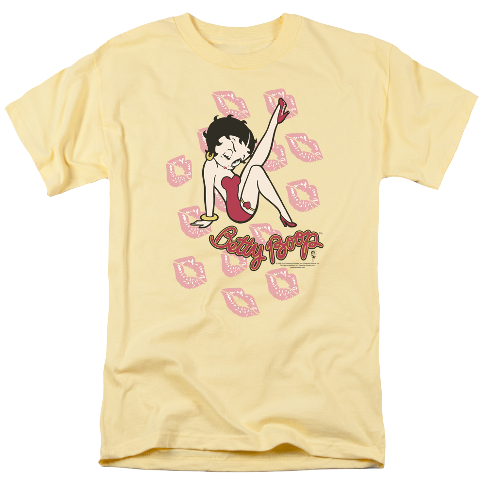 Betty Boop Kisses - Men's Regular Fit T-Shirt Men's Regular Fit T-Shirt Betty Boop   