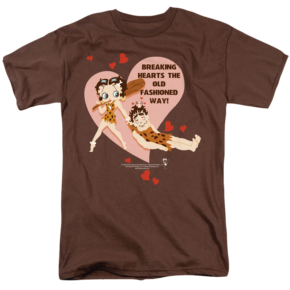 Betty Boop Breaking Hearts - Men's Regular Fit T-Shirt Men's Regular Fit T-Shirt Betty Boop   