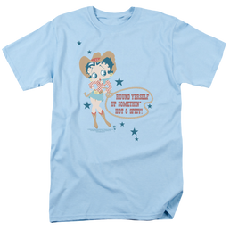 Betty Boop Hot And Spicy Cowgirl - Men's Regular Fit T-Shirt Men's Regular Fit T-Shirt Betty Boop   