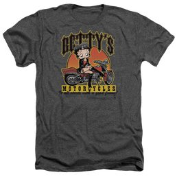 Betty Boop Bettys Motorcycles - Men's Heather T-Shirt Men's Heather T-Shirt Betty Boop   