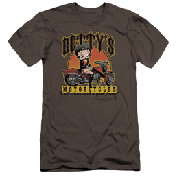 Betty Boop Bettys Motorcycles - Men's Premium Slim Fit T-Shirt Men's Premium Slim Fit T-Shirt Betty Boop   