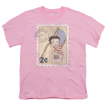 Betty Boop Vintage Stamp - Youth T-Shirt Youth T-Shirt (Ages 8-12) Betty Boop   