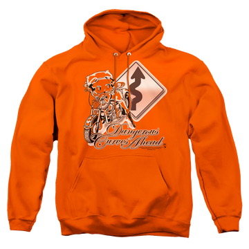 Betty Boop Dangerous Curves - Pullover Hoodie Pullover Hoodie Betty Boop   