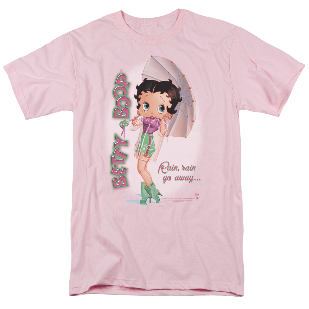 Betty Boop Rain Rain Go Away - Men's Regular Fit T-Shirt Men's Regular Fit T-Shirt Betty Boop   