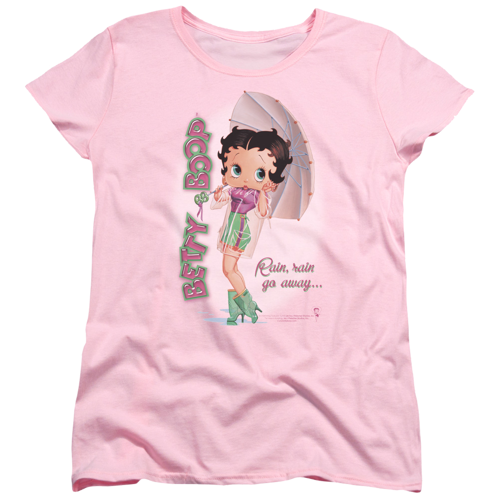 Betty Boop Rain Rain Go Away - Women's T-Shirt Women's T-Shirt Betty Boop   