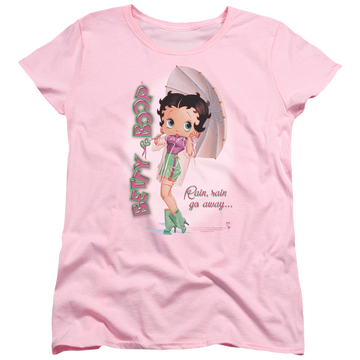Betty Boop Rain Rain Go Away - Women's T-Shirt Women's T-Shirt Betty Boop   