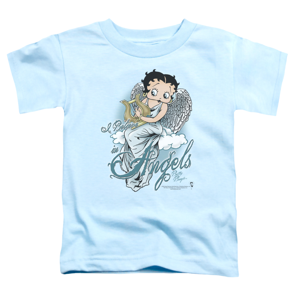 Betty Boop I Believe In Angels - Kid's T-Shirt Kid's T-Shirt (Ages 4-7) Betty Boop   
