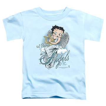 Betty Boop I Believe In Angels - Toddler T-Shirt Toddler T-Shirt Betty Boop   
