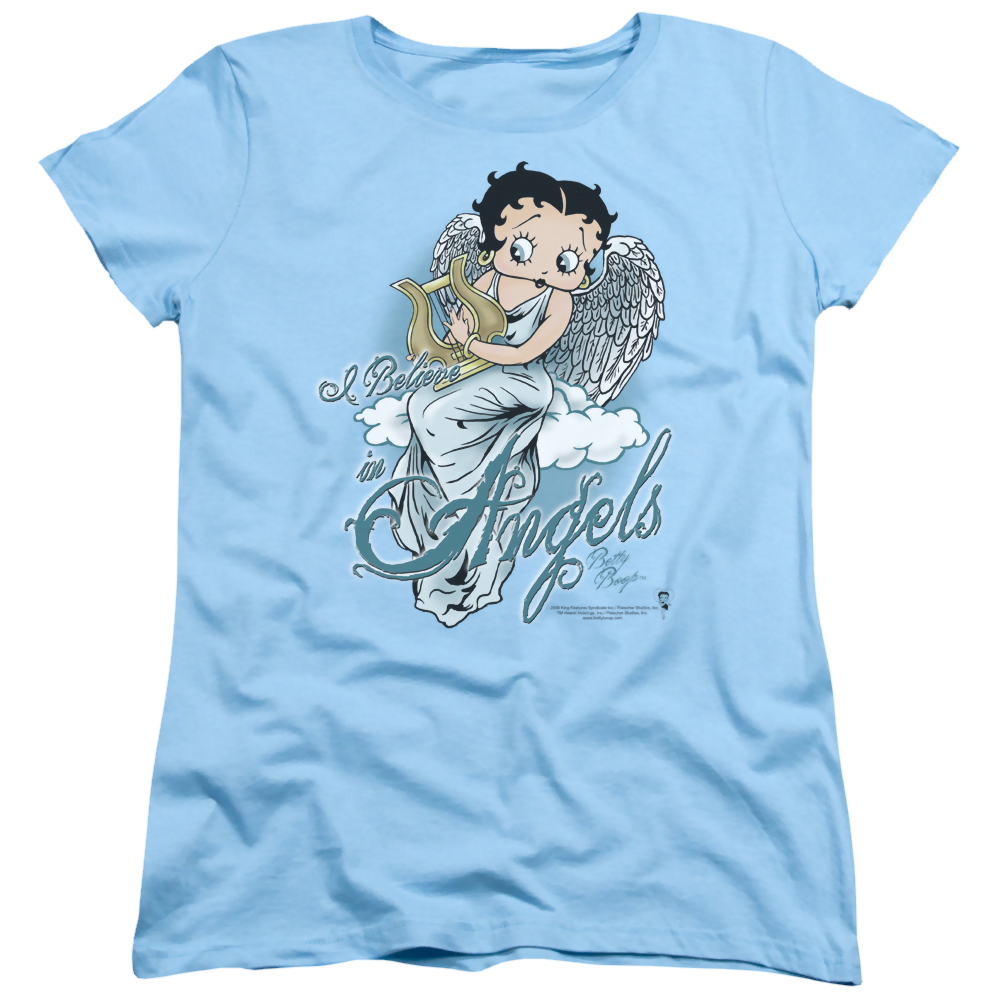 Betty Boop I Believe In Angels - Women's T-Shirt Women's T-Shirt Betty Boop   