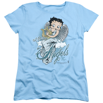 Betty Boop I Believe In Angels - Women's T-Shirt Women's T-Shirt Betty Boop   
