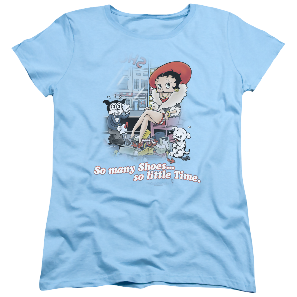 Betty Boop So Many Shoes - Women's T-Shirt Women's T-Shirt Betty Boop   