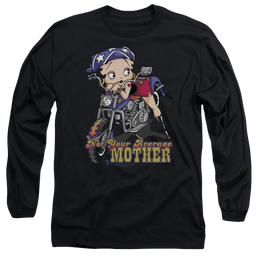 Betty Boop Not Your Average Mother - Men's Long Sleeve T-Shirt Men's Long Sleeve T-Shirt Betty Boop   