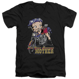 Betty Boop Not Your Average Mother - Men's V-Neck T-Shirt Men's V-Neck T-Shirt Betty Boop   