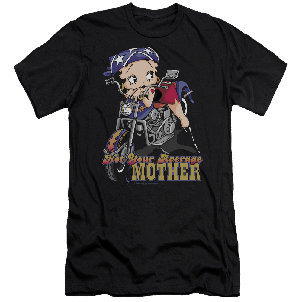 Betty Boop Not Your Average Mother - Men's Premium Slim Fit T-Shirt Men's Premium Slim Fit T-Shirt Betty Boop   