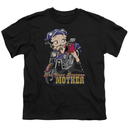 Betty Boop Not Your Average Mother - Youth T-Shirt Youth T-Shirt (Ages 8-12) Betty Boop   