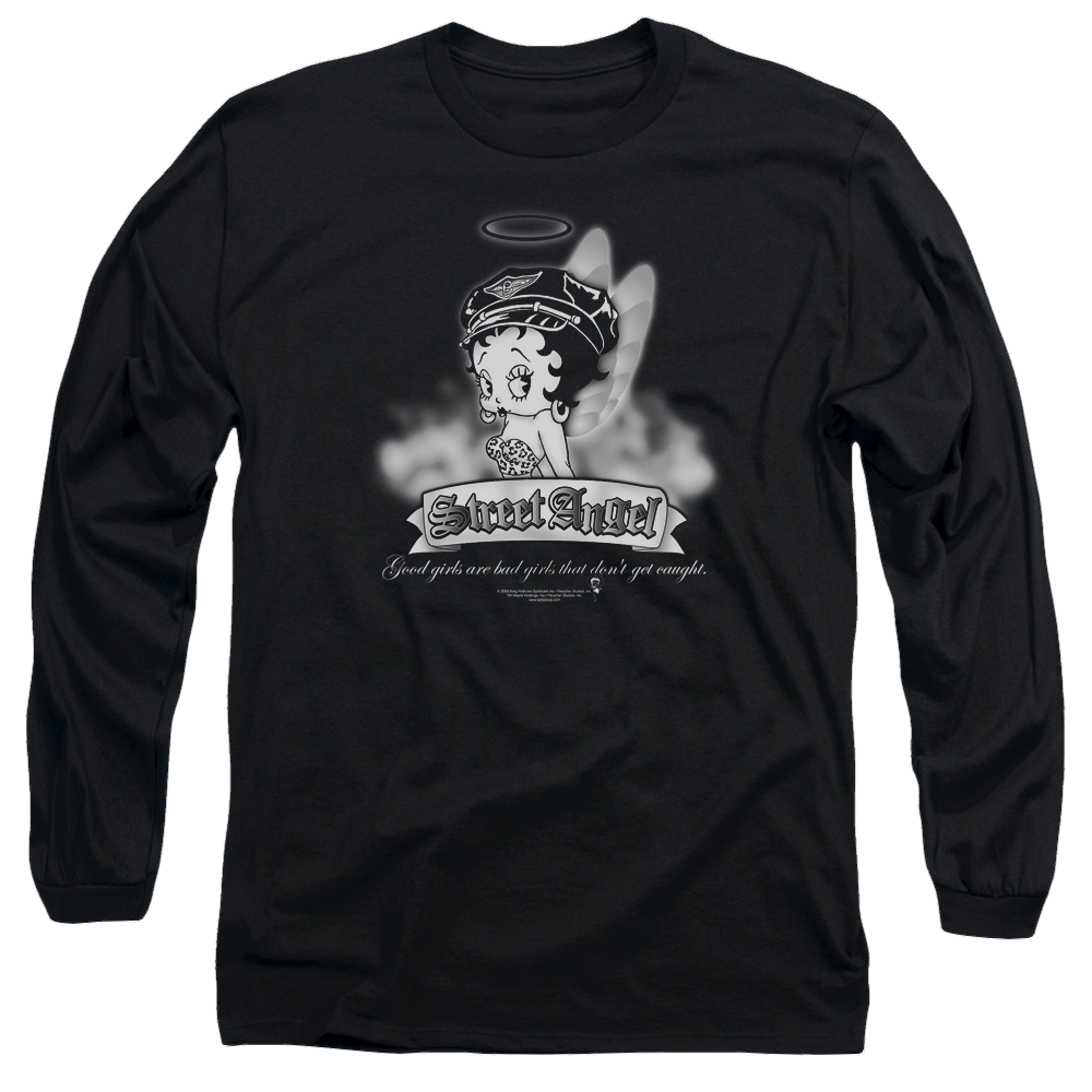 Betty Boop Street Angel - Men's Long Sleeve T-Shirt Men's Long Sleeve T-Shirt Betty Boop   
