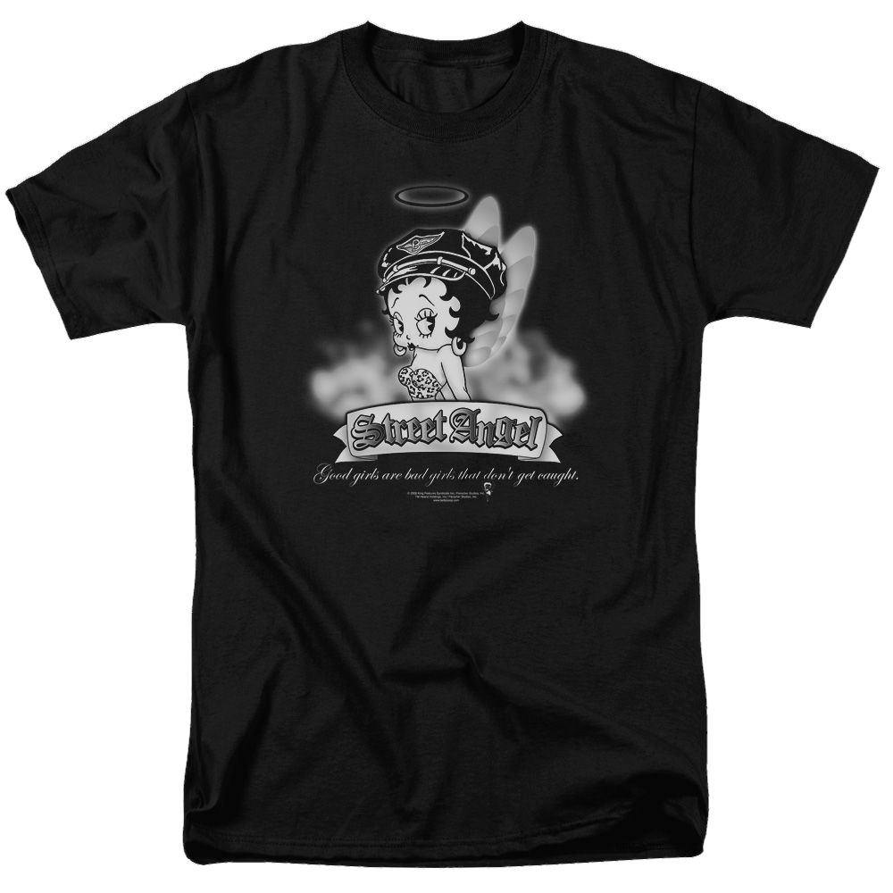 Betty Boop Street Angel - Men's Regular Fit T-Shirt Men's Regular Fit T-Shirt Betty Boop   