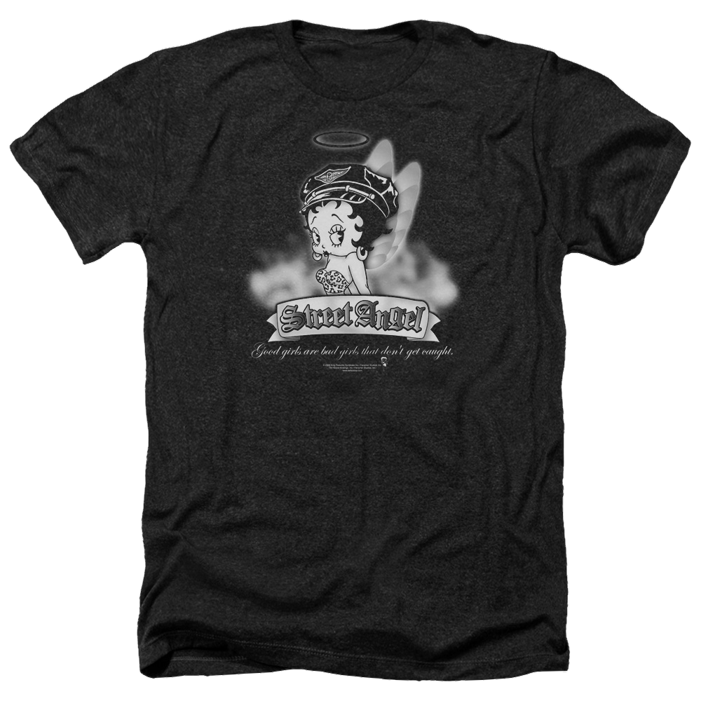 Betty Boop Street Angel - Men's Heather T-Shirt Men's Heather T-Shirt Betty Boop   