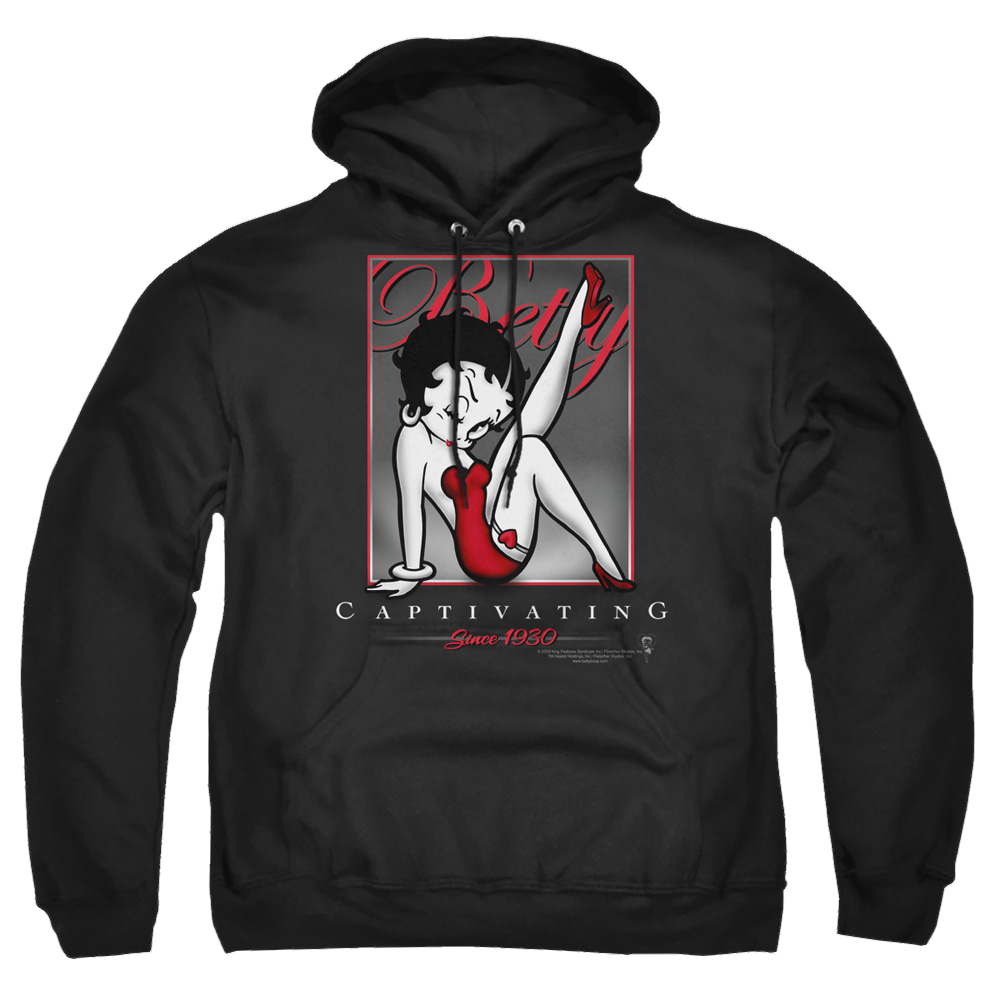 Betty Boop Captivating - Pullover Hoodie Pullover Hoodie Betty Boop   