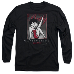 Betty Boop Captivating - Men's Long Sleeve T-Shirt Men's Long Sleeve T-Shirt Betty Boop   