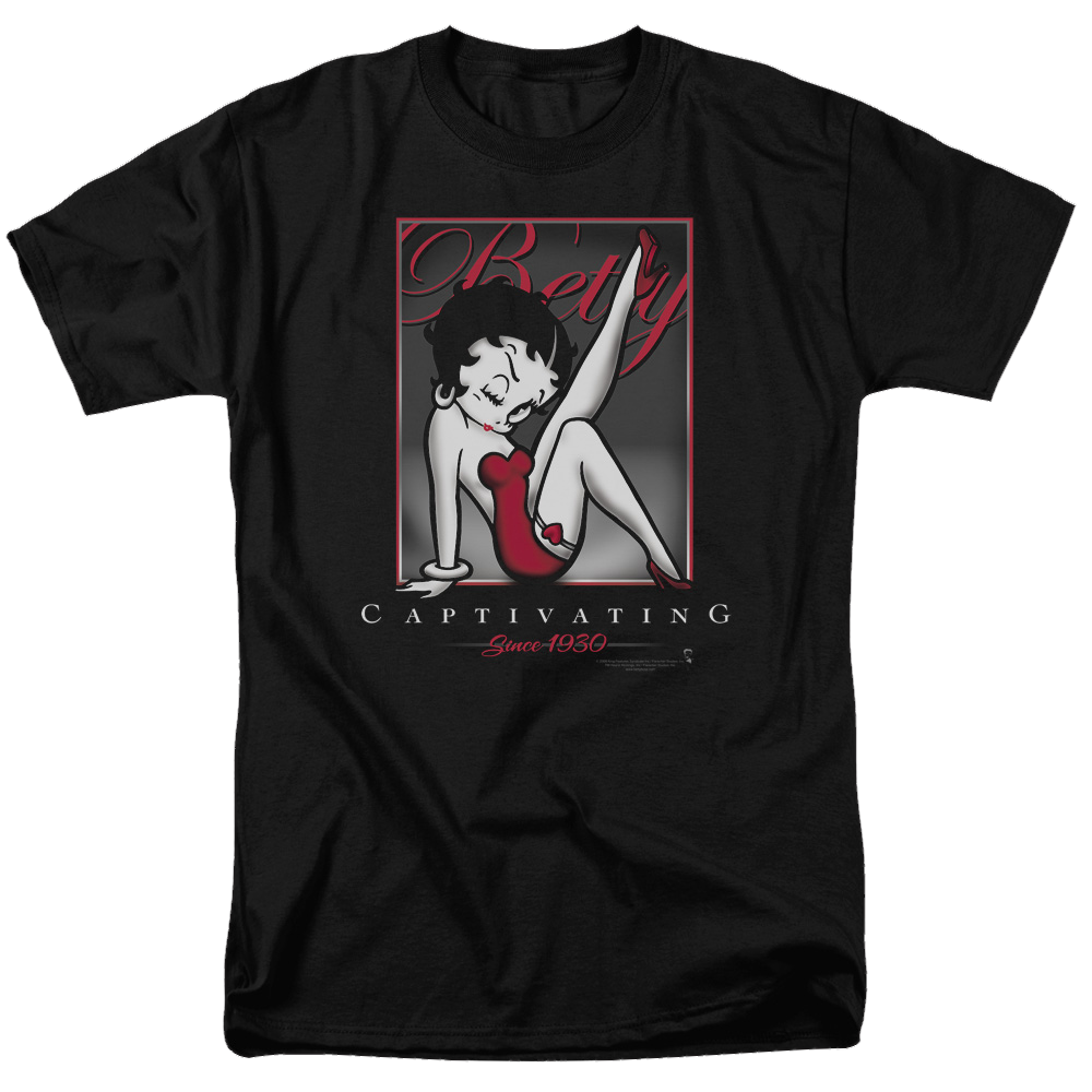 Betty Boop Captivating - Men's Regular Fit T-Shirt Men's Regular Fit T-Shirt Betty Boop   