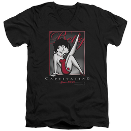 Betty Boop Captivating - Men's V-Neck T-Shirt Men's V-Neck T-Shirt Betty Boop   