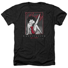Betty Boop Captivating - Men's Heather T-Shirt Men's Heather T-Shirt Betty Boop   
