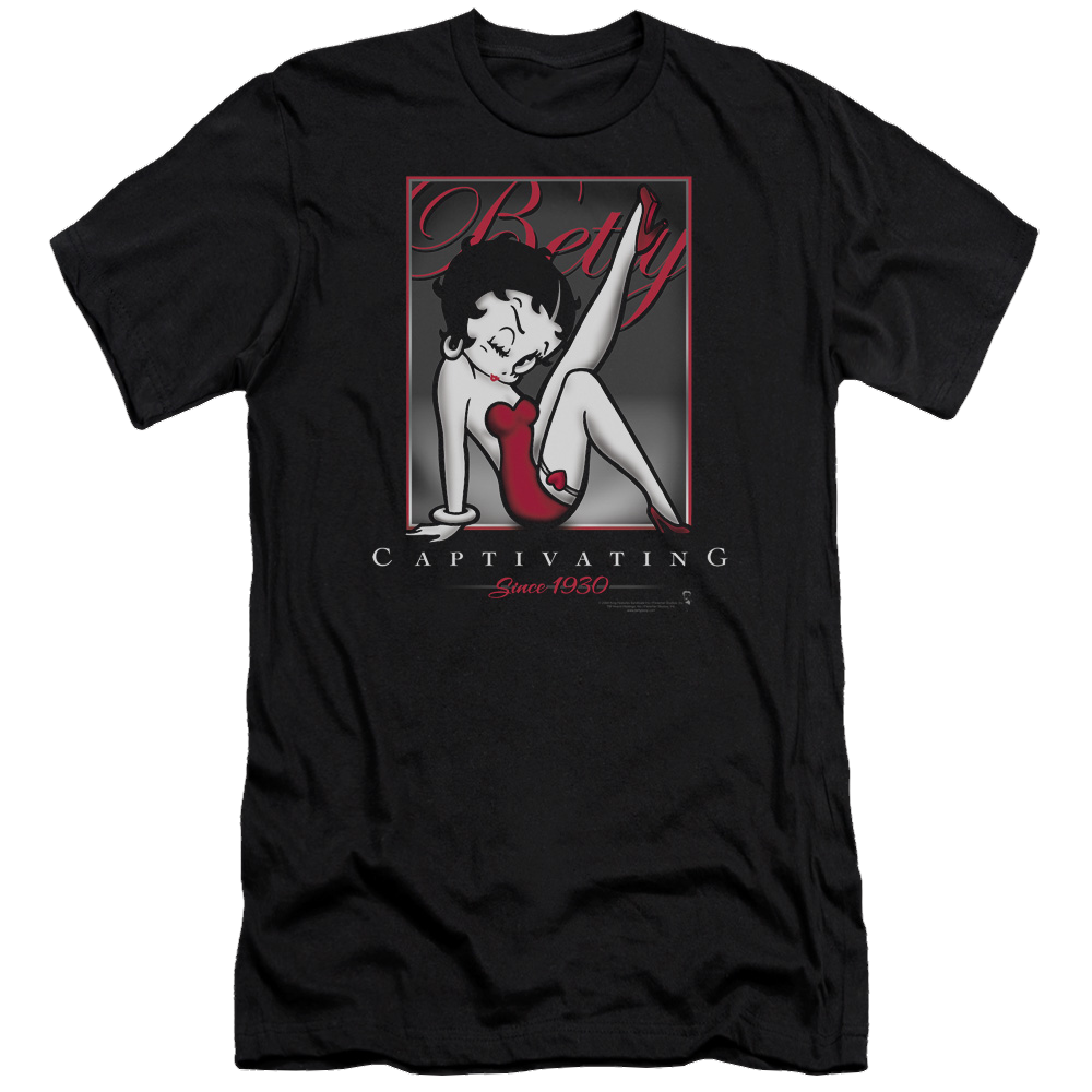 Betty Boop Captivating - Men's Premium Slim Fit T-Shirt Men's Premium Slim Fit T-Shirt Betty Boop   