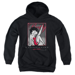 Betty Boop Captivating - Youth Hoodie Youth Hoodie (Ages 8-12) Betty Boop   
