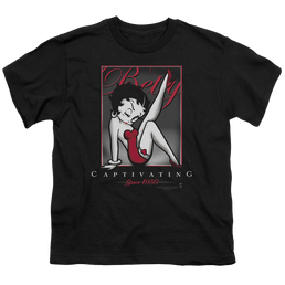 Betty Boop Captivating - Youth T-Shirt Youth T-Shirt (Ages 8-12) Betty Boop   