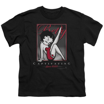 Betty Boop Captivating - Youth T-Shirt Youth T-Shirt (Ages 8-12) Betty Boop   