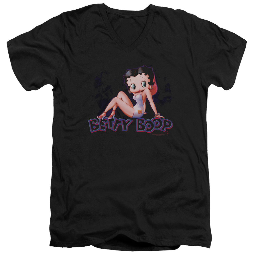 Betty Boop Glowing - Men's V-Neck T-Shirt Men's V-Neck T-Shirt Betty Boop   