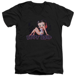 Betty Boop Glowing - Men's V-Neck T-Shirt Men's V-Neck T-Shirt Betty Boop   