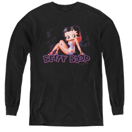 Betty Boop Glowing - Youth Long Sleeve T-Shirt Youth Long Sleeve T-Shirt Betty Boop   
