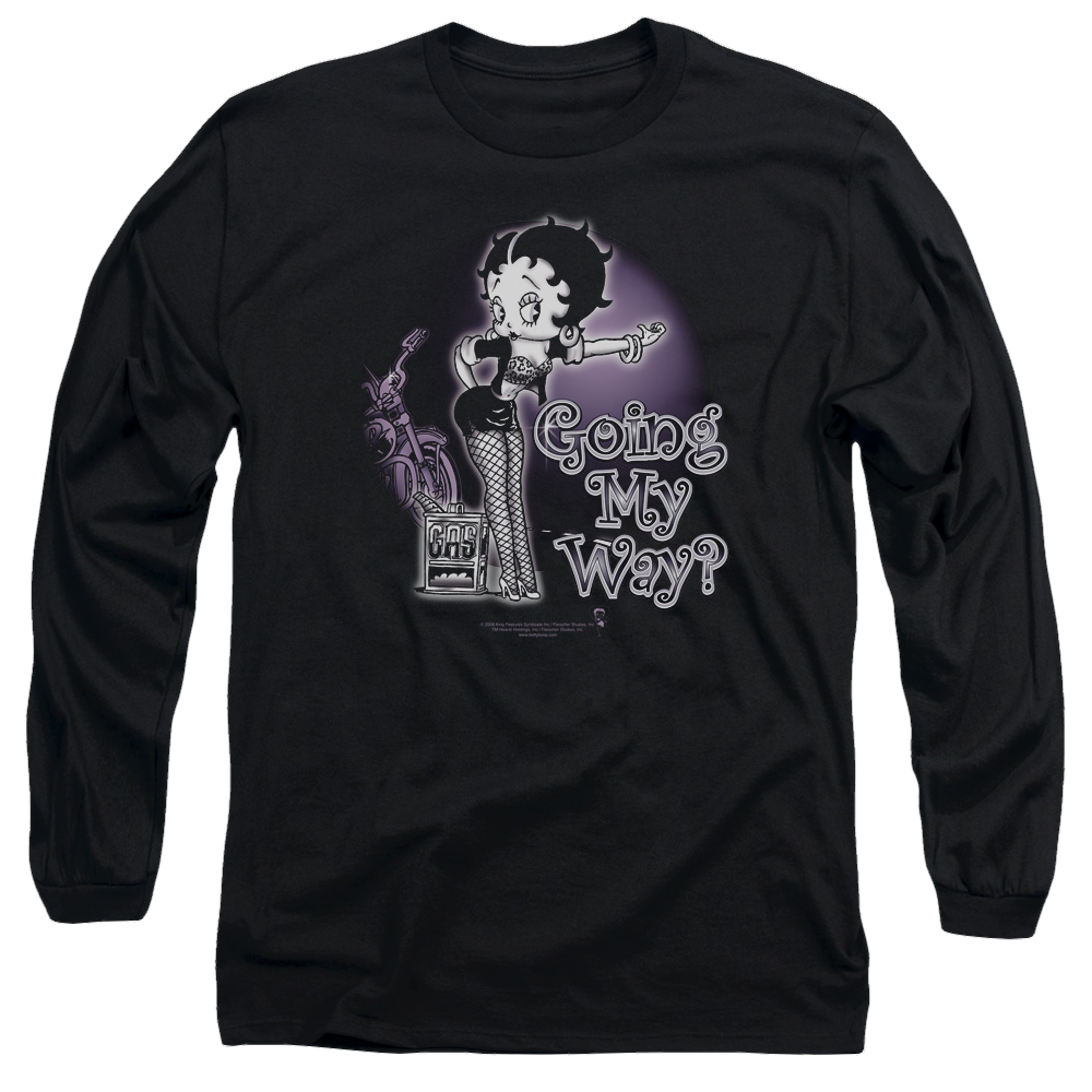 Betty Boop My Way - Men's Long Sleeve T-Shirt Men's Long Sleeve T-Shirt Betty Boop   