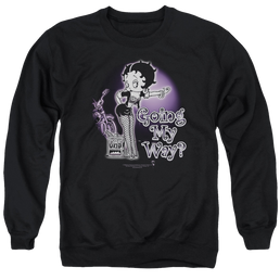Betty Boop My Way - Men's Crewneck Sweatshirt Men's Crewneck Sweatshirt Betty Boop   