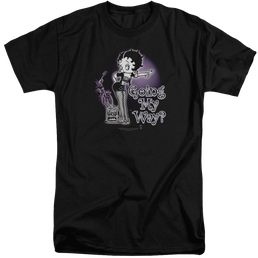 Betty Boop My Way - Men's Tall Fit T-Shirt Men's Tall Fit T-Shirt Betty Boop   