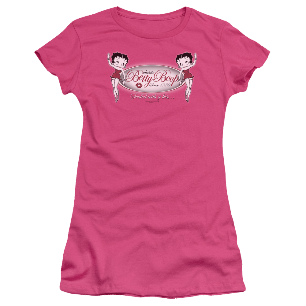 Betty Boop Classic Boop - Juniors T-Shirt Juniors T-Shirt Betty Boop   