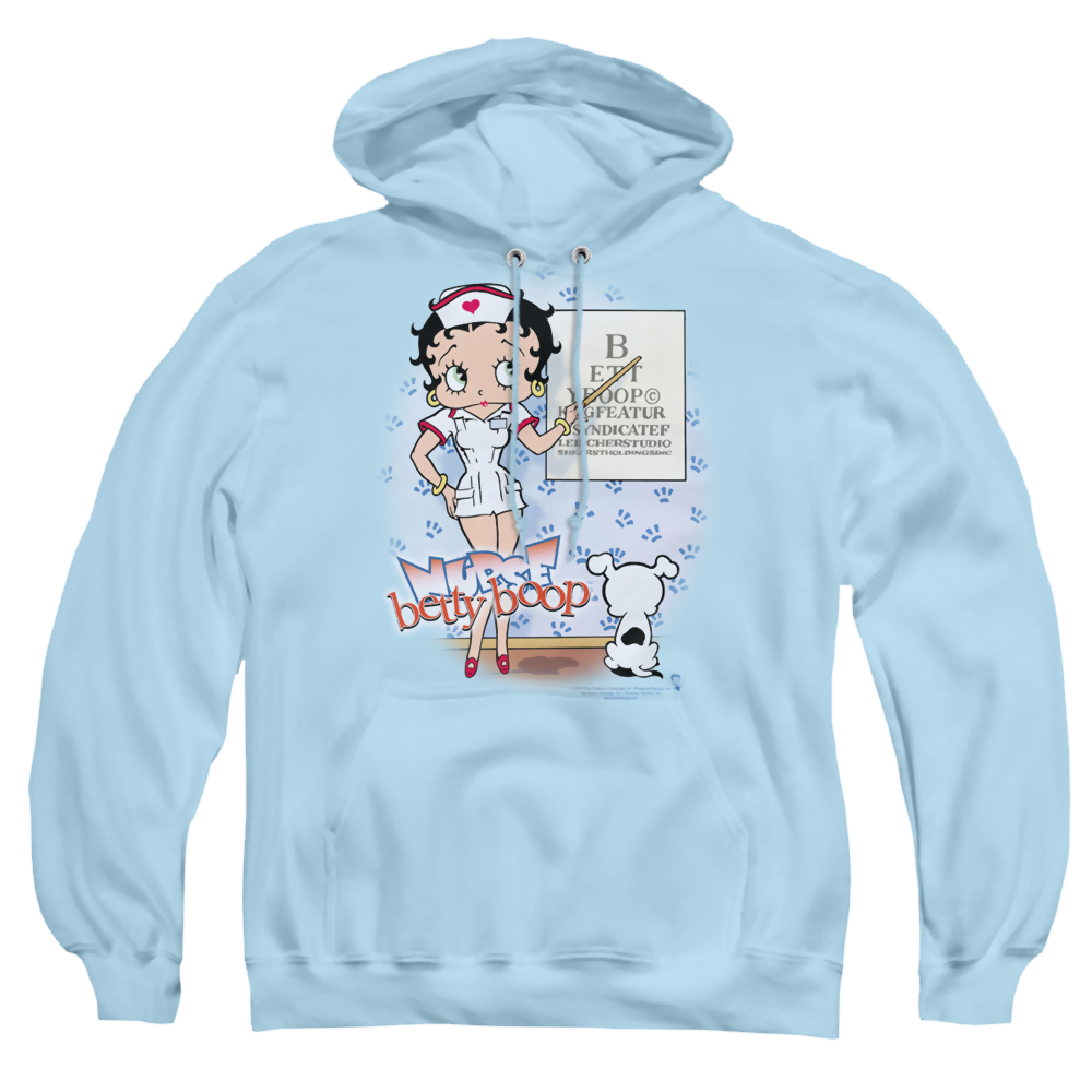 Betty Boop Eyechart - Pullover Hoodie Pullover Hoodie Betty Boop   