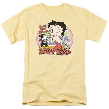 Betty Boop Kiss - Men's Regular Fit T-Shirt Men's Regular Fit T-Shirt Betty Boop   