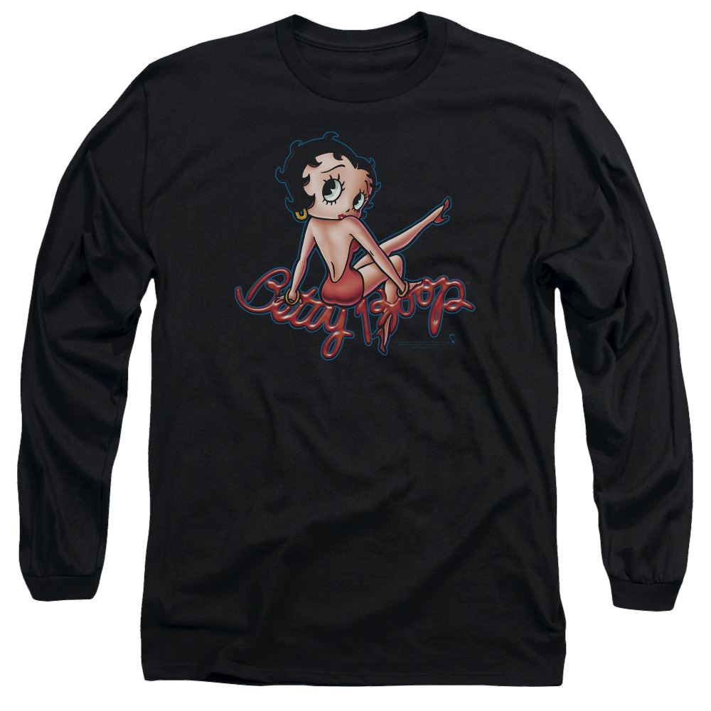 Betty Boop Bettys Back - Men's Long Sleeve T-Shirt Men's Long Sleeve T-Shirt Betty Boop   