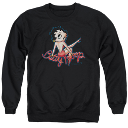Betty Boop Bettys Back - Men's Crewneck Sweatshirt Men's Crewneck Sweatshirt Betty Boop   