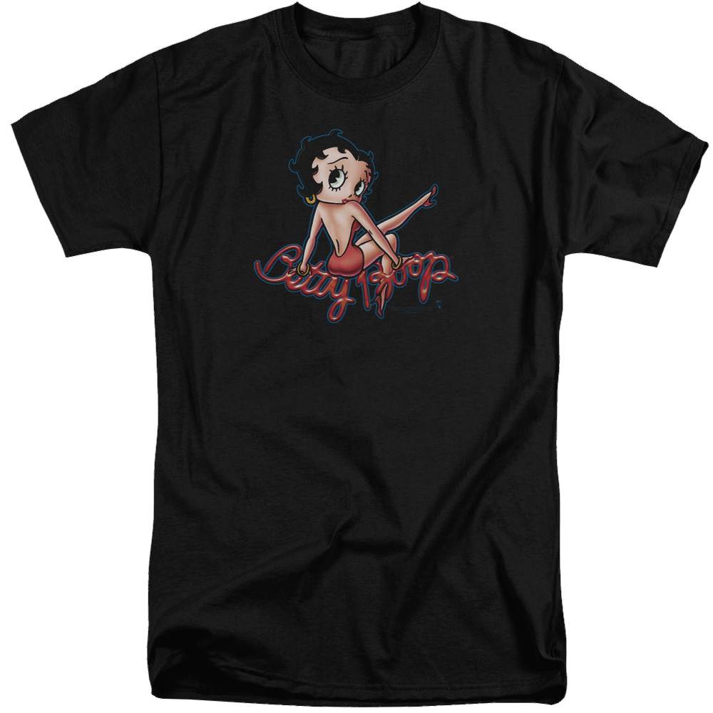 Betty Boop Bettys Back - Men's Tall Fit T-Shirt Men's Tall Fit T-Shirt Betty Boop   