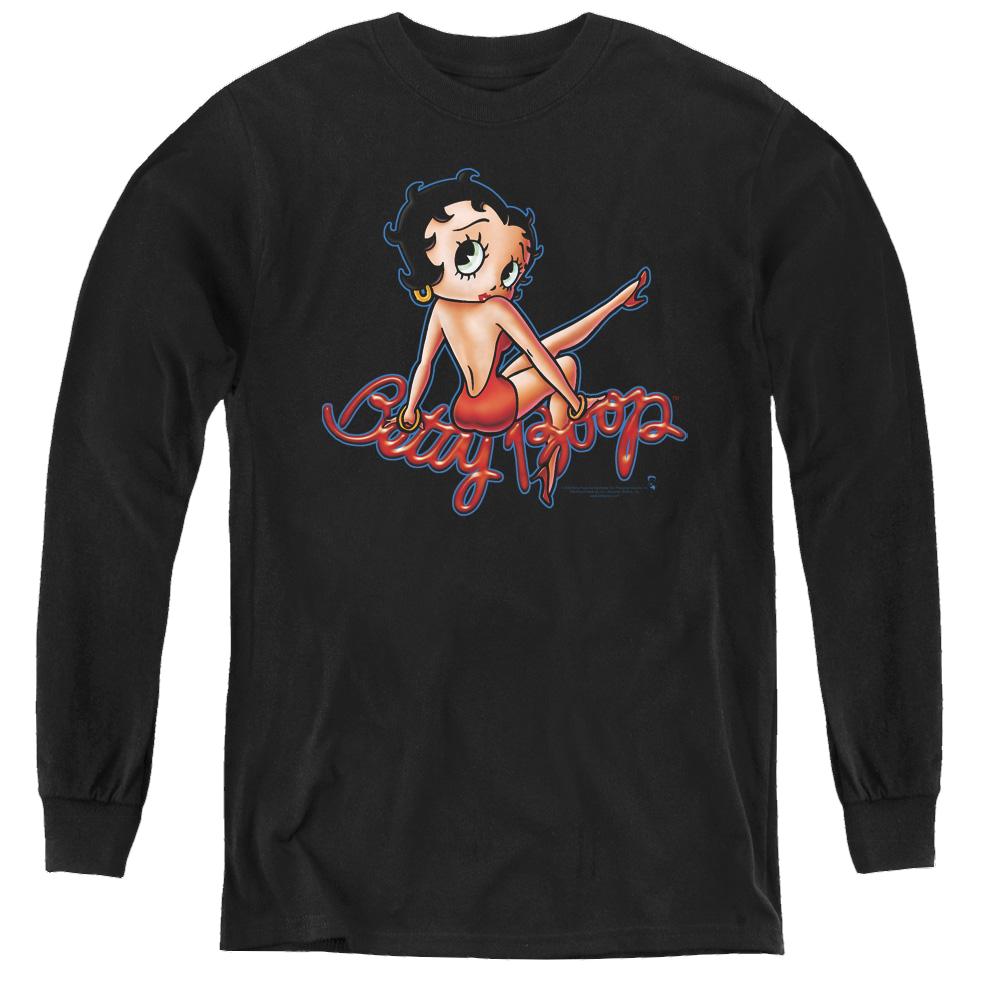 Betty Boop Bettys Back - Youth Long Sleeve T-Shirt Youth Long Sleeve T-Shirt Betty Boop   