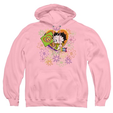 Betty Boop Peace Love And Boop - Pullover Hoodie Pullover Hoodie Betty Boop   