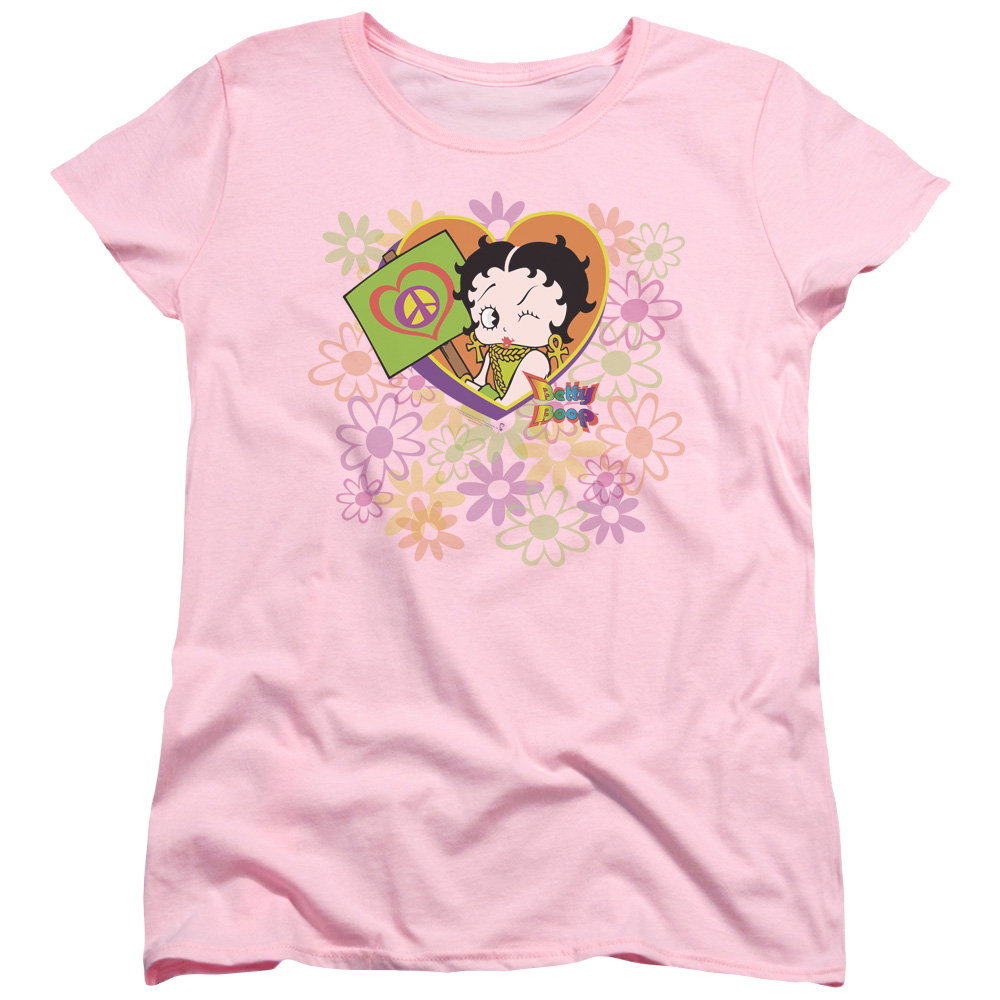 Betty Boop Peace Love And Boop - Women's T-Shirt Women's T-Shirt Betty Boop   