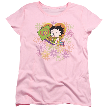 Betty Boop Peace Love And Boop - Women's T-Shirt Women's T-Shirt Betty Boop   