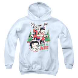 Betty Boop I Want It All - Youth Hoodie Youth Hoodie (Ages 8-12) Betty Boop   