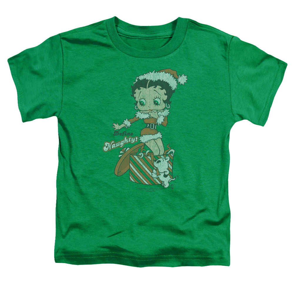 Betty Boop Define Naughty - Toddler T-Shirt Toddler T-Shirt Betty Boop   
