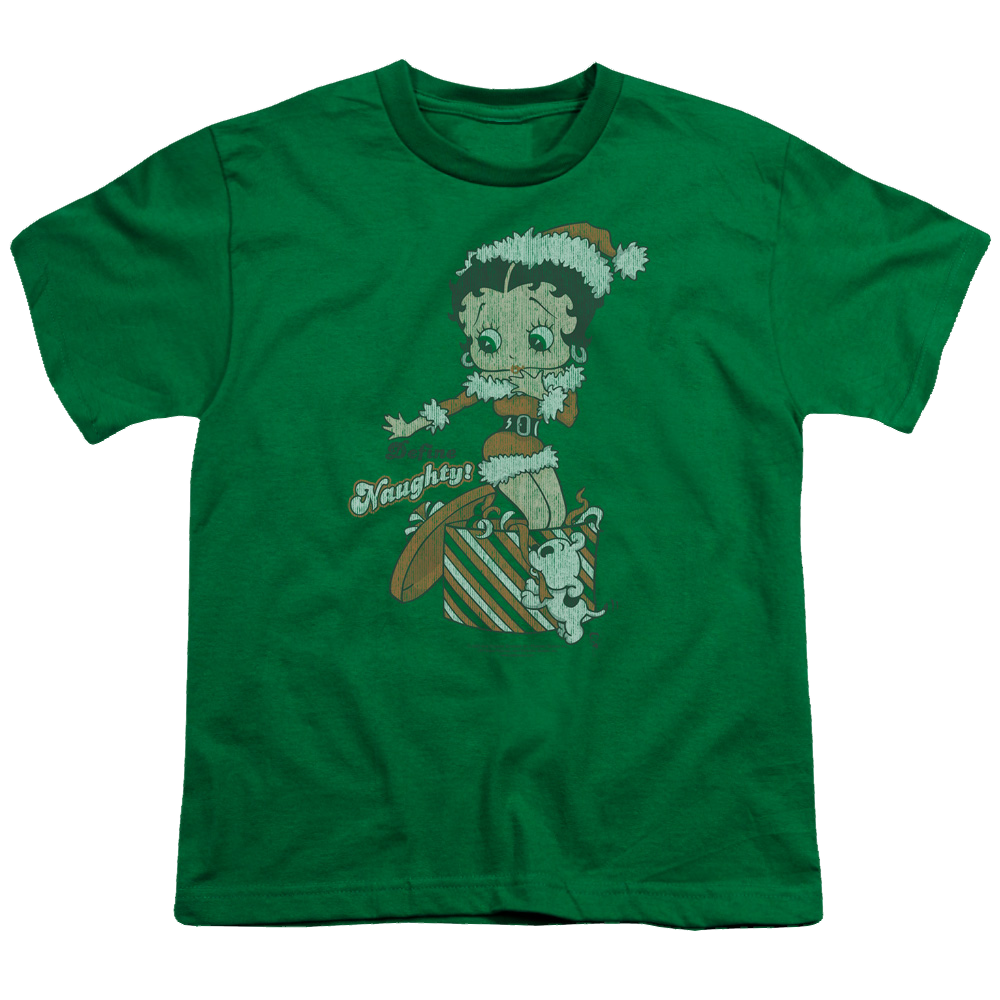 Betty Boop Define Naughty - Youth T-Shirt Youth T-Shirt (Ages 8-12) Betty Boop   